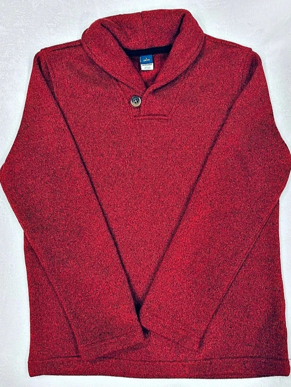 Old Navy Shawl Collar Red Size Large Like New